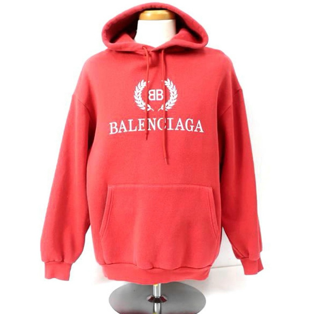 Balenciaga Bold Red Men's Hoodie
